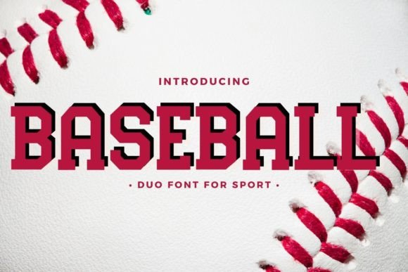 Baseball: A Display Font for Bold and Original Designs