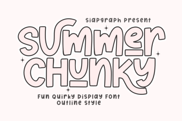 Capturing the Carefree Spirit with Summer Chunky Outline
