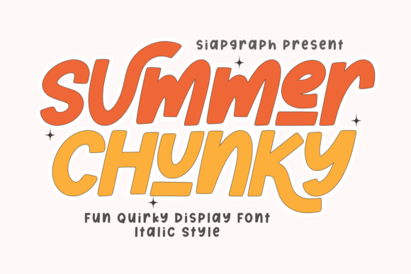 Discover the Vibrant Style of Summer Chunky Italic