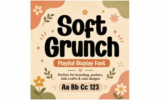 Exploring the Playful Charm of the Soft Grunch Typeface