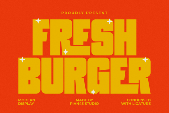 The Bold, All-Caps Typeface for Modern Food Branding