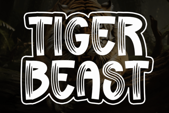 Tiger Beast: A Bold Typeface for Unforgettable Designs